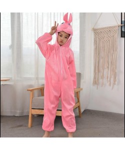 Çocuk Tavşan Kostümü Pembe Renk 4-5 Yaş Çocuk Tavşan Kostümü Pembe Renk 4-5 Yaş