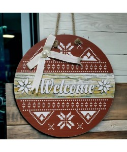 Dijital Baskı Welcome Kapı Süsü 30 Cm Kapı Süsü Dijital Baskı Welcome Kapı Süsü 30 Cm Kapı Süsü