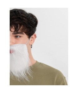 Beyaz Kırçıllı Takma Sakal Çocuk Yetişkin