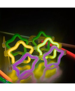 Yıldız Glow Partisi Gözlüğü 12 Adet