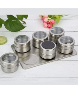 6'lı Mıknatıslı Baharatlık Seti