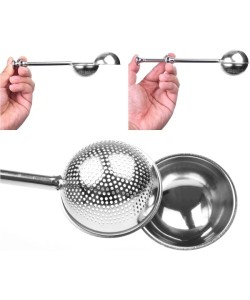 Paslanmaz Çelik Pratik Çay Süzgeci