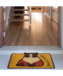 Sevimli Hayvan Tasarımlı Kapı Paspası