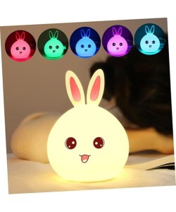 Sevimli Tavşan Tasarımlı Gece Lambası