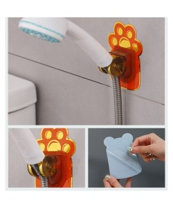 Yapışkanlı Hayvan Figürlü Hareketli Duş Başlığı Tutucu