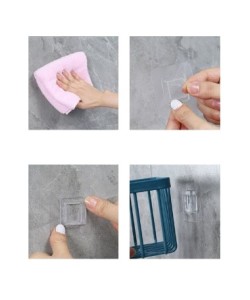 Yapışkanlı Çok Fonksiyonlu Banyo Organizeri BEYAZ