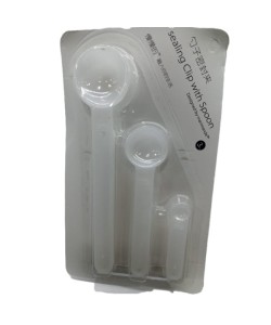 Ölçme Kaşıklı Poşet Klipsi 3'lü Paket