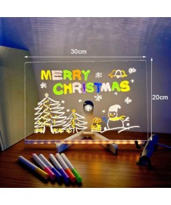 LED Aydınlatmalı Yazı ve Çizim Tahtası - Büyük Boy 30x20 cm LED Aydınlatmalı Yazı ve Çizim Tahtası - Büyük Boy 30x20 cm