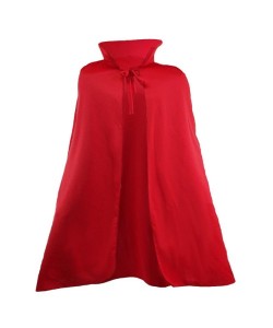 Kırmızı Renk Yakalı Pelerin 120 cm Kırmızı Renk Yakalı Pelerin 120 cm