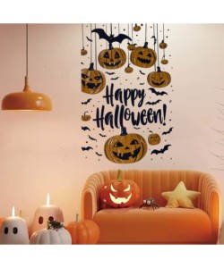 Halloween Temalı Balkabaklı Duvar Sticker Seti Halloween Temalı Balkabaklı Duvar Sticker Seti