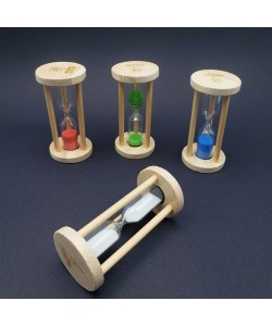 Ahşap Dekoratif 5 Dakikalık Ahşap Kum Saati