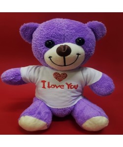 Tişörtlü Mor Ayı