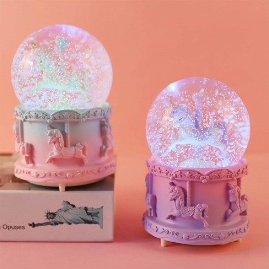 Orta Boy Unicorn Kar Küresi Orta Boy Unicorn Kar Küresi