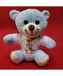 Mutlu Sevgililer Temalı Tişörtlü Ayıcık Mutlu Sevgililer Temalı Tişörtlü Ayıcık