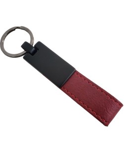 Bordo Deri Anahtarlık