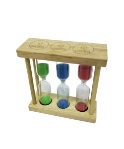 3'lü Ahşap Kum Saati 3'lü Ahşap Kum Saati