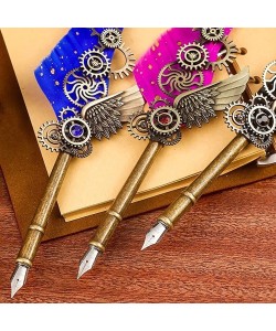 Tüylü Mürekkepli Divit Kalem Seti