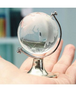 Kristal Büyük Boy Cam Dünya Küresi Kristal Büyük Boy Cam Dünya Küresi