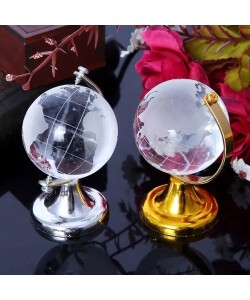 Kristal Küçük Boy Cam Dünya Küresi Kristal Küçük Boy Cam Dünya Küresi