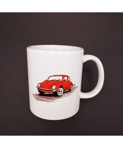 Kırmızı Vosvos Baskılı Kupa Kırmızı Vosvos Baskılı Kupa