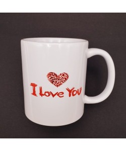 I Love You Baskılı Bardak I Love You Baskılı Bardak