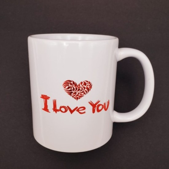 I Love You Baskılı Bardak I Love You Baskılı Bardak