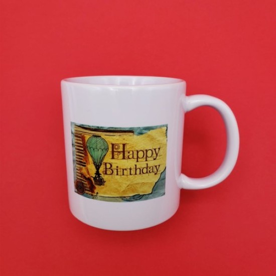 Baskılı Happy Birthday Kupa Bardak Baskılı Happy Birthday Kupa Bardak