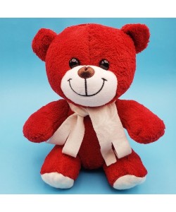 Kırmızı Peluş Oyuncak Ayıcık Kırmızı Peluş Oyuncak Ayıcık