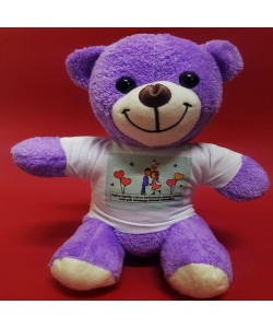 Mutlu Aşıklar Temalı Peluş Ayıcık Mutlu Aşıklar Temalı Peluş Ayıcık