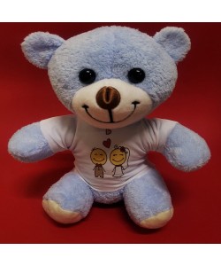 Mutlu Çift Tişörtlü Peluş Ayı Mutlu Çift Tişörtlü Peluş Ayı