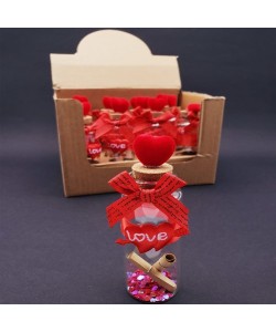 Love Kalpli Dilek Şişesi Love Kalpli Dilek Şişesi