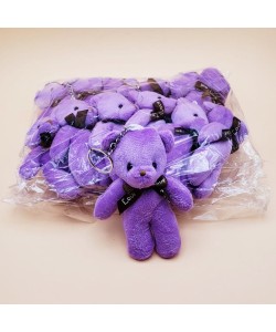 Mor Peluş Ayıcık Anahtarlık Hediyelik Mor Peluş Ayıcık Anahtarlık Hediyelik