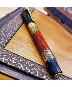 Gold Desenli Metal Roller Kalem Gold Desenli Metal Roller Kalem