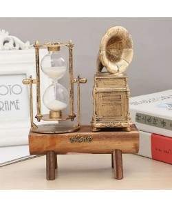 Nostaljik Gramafon Tasarımlı Kum Saati Nostaljik Gramafon Tasarımlı Kum Saati