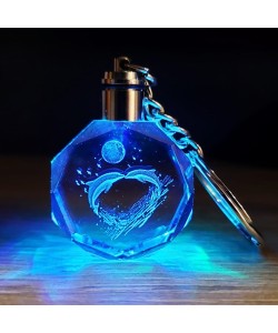 Yunus Balığı Tasarımlı Renk Değiştiren Işıklı Anahtarlık