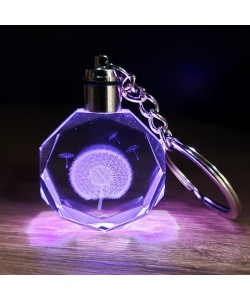 Karahindiba Temalı Işıklı Anahtarlık