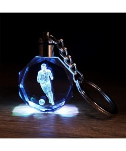 Futbol Tasarımlı Işıklı Anahtarlık Futbol Tasarımlı Işıklı Anahtarlık