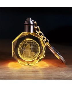 Kristal Dünya Tasarımlı Renk Değiştiren Anahtarlık Kristal Dünya Tasarımlı Renk Değiştiren Anahtarlık