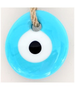 Bebek Mavisi Renginde Mini Nazar Boncuklu Duvar Süsü