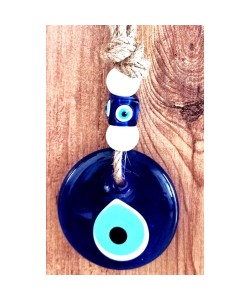 Klasik Mavi Cam Nazar Boncuğu 7 Santimetre Çapında Nazarlık Duvar Süsü Klasik Mavi Cam Nazar Boncuğu 7 Santimetre Çapında Nazarlık Duvar Süsü