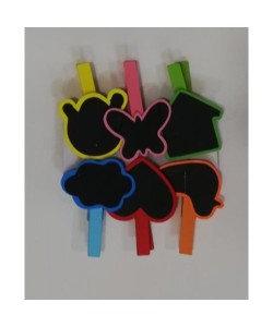 Desenli Notlu Mandal (6'lı Set-10 Paket) Desenli Notlu Mandal (6'lı Set-10 Paket)