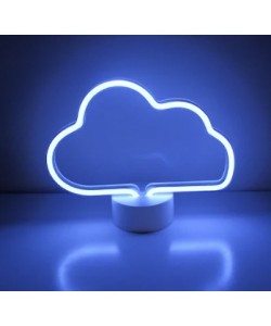 Neon Işıklı Bulut Masa Gece Lambası Pil+Usb Neon Işıklı Bulut Masa Gece Lambası Pil+Usb
