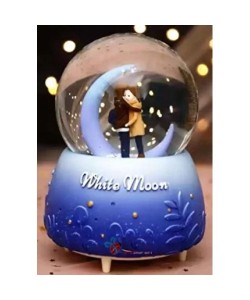 White Moon Kar Küresi Orta Boy