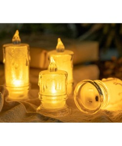 Led Işıklı Mum 11cm Gün Işığı 12'Lİ Led Işıklı Mum 11cm Gün Işığı 12'Lİ