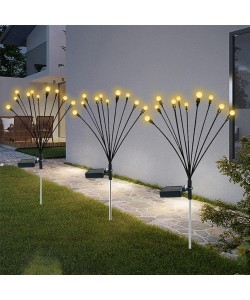 2'li Solar Bahçe Aydınlatması 10 Ledli 2 Modlu Gün Işığı