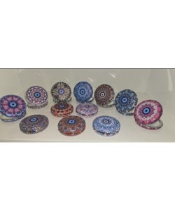 12 Adet Büyüteçli YUVARLAK Cep Aynası