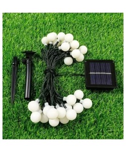 Solar 5m 28 Led Top Gün Işığı Siyah Kablolu