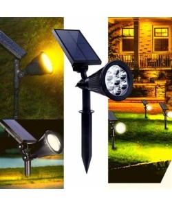 Solar 7W Kazıklı Bahçe Armatürü Gün Işığı