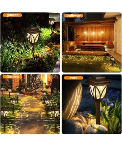 6'lı Solar Bahçe Aydınlatması Gün Işığı