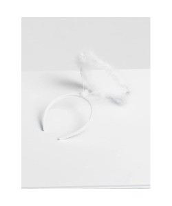 Beyaz Otrişli Tüylü Esnek Yapı Melek Haresi Melek Tacı